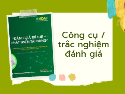 Công cụ/ trắc nghiệm tâm lý đánh giá