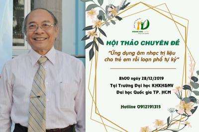 Hội thảo chuyên đề ứng dụng âm nhạc trị liệu trẻ tự kỷ