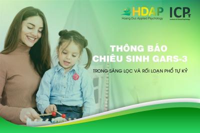 THÔNG BÁO CHIÊU SINH GARS-3